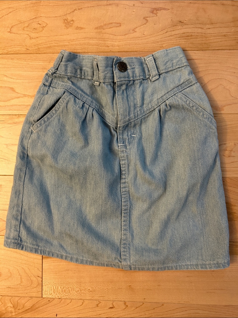 Light Blue girls Denim skirt sz 6x